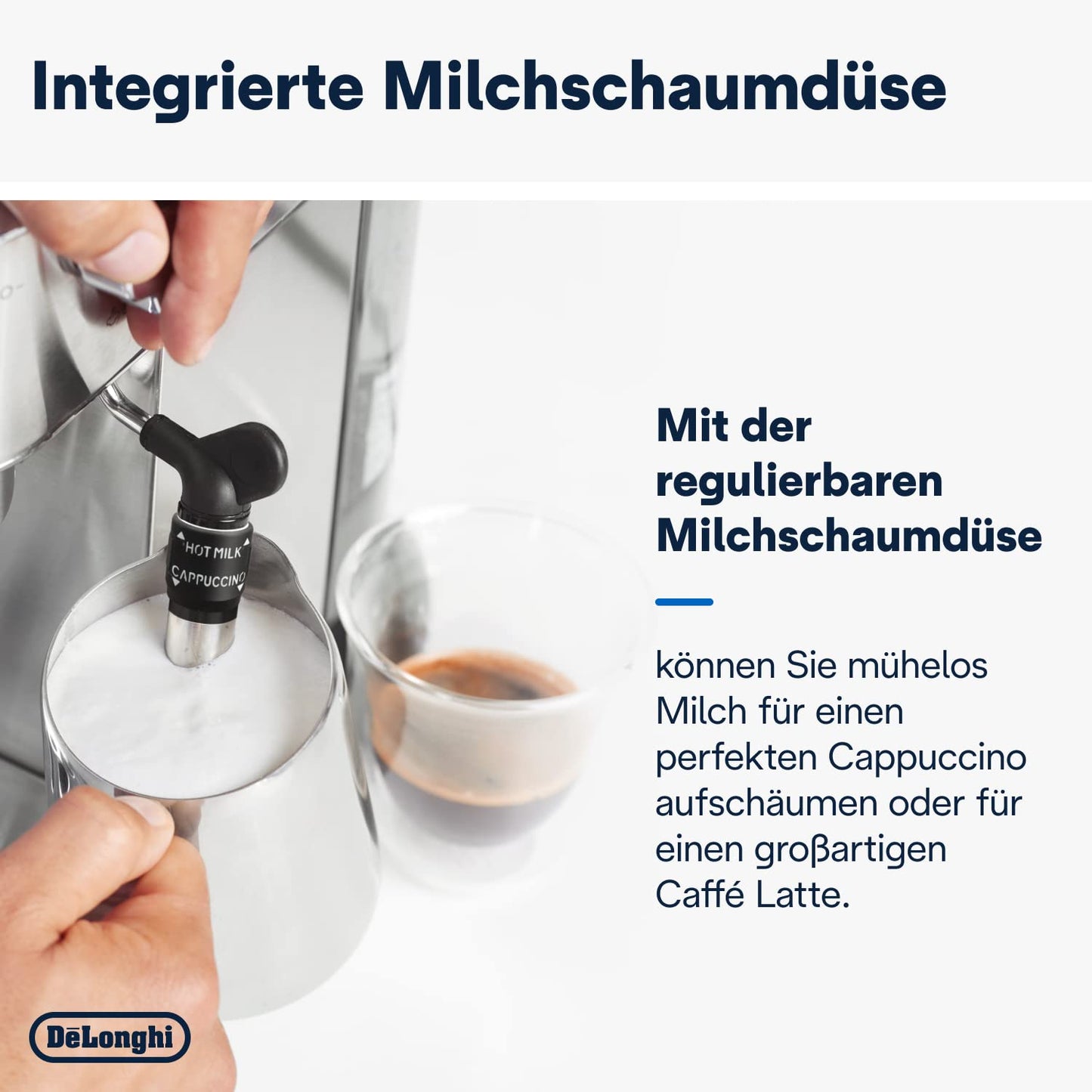 De'Longhi Dedica EC685 Espressomaschine – 15 cm, Silber