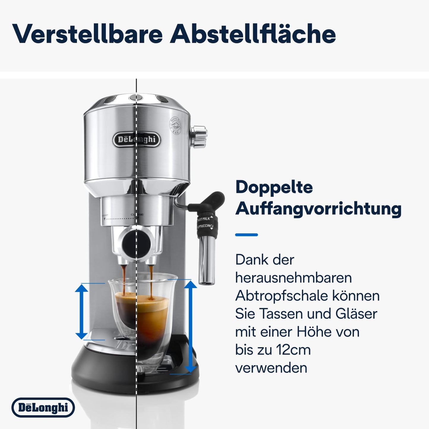 De'Longhi Dedica EC685 Espressomaschine – 15 cm, Silber