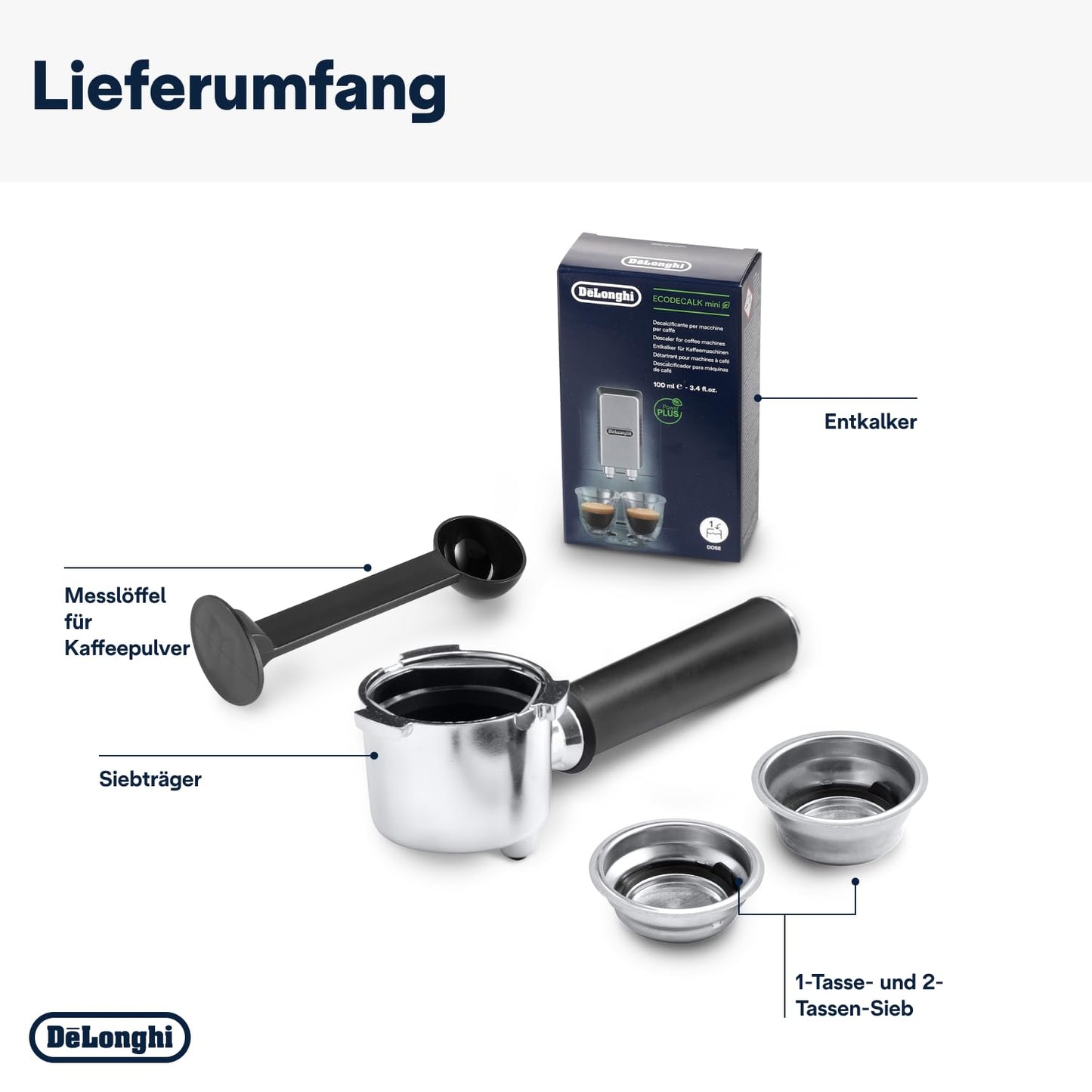 De'Longhi Dedica EC685 Espressomaschine – 15 cm, Silber